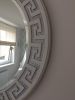 Greek pattern maeander mirror round hand made in Europe | Decorative Objects by ultimate European. Item composed of glass compatible with mid century modern and contemporary style