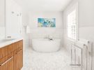 Beach Day II | Oil And Acrylic Painting in Paintings by Jill Krutick | The Cambium in Larchmont. Item made of canvas