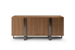 Valencia Buffet Walnut | Buffet Table in Tables by Greg Sheres. Item composed of walnut and bronze