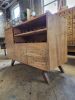 Spalted Maple and Mozambique Wine Cabinet | Storage by Donald Mee Design. Item made of maple wood works with mid century modern & contemporary style