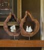 Rings of Life II | Sculptures by Dorit Schwartz | Private Residence - Ascaya Blvd in Henderson. Item made of wood