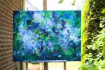 Infinite Garden #13 | Oil And Acrylic Painting in Paintings by Art by Geesien Postema. Item made of synthetic