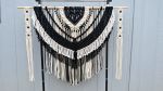 Macrame Wall Hanging Headboard for Home Decor, Custom Colors | Wall Hangings by Desert Indulgence. Item composed of fiber in boho style