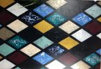 Black Squares | Oil And Acrylic Painting in Paintings by Margaret Alice Høiesen. Item made of canvas with synthetic