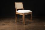 Argentine Rosewood Seating Chair in Solid Wood, Recoleta | Dining Chair in Chairs by Costantini Design. Item composed of wood and fabric