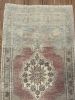 Hand-woven Turkish Rug Doormat| 1.11 x 3.10 | Small Rug in Rugs by Wool and Rug. Item composed of wool compatible with boho and contemporary style