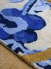 KINTSUGI (indigo, porcelain) | Area Rug in Rugs by Emma Gardner Design, LLC | New York, NY  Studio in New York. Item made of fabric