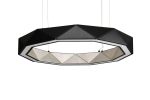 Sun Chandelier RING LED light 80 Silver Black | Chandeliers by ADAMLAMP. Item composed of steel compatible with minimalism and contemporary style