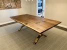 The Williams Table | Dining Table in Tables by Philadelphia Table Company. Item composed of walnut and brass