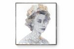 the Queen Elisabeth 2 | Wall Sculpture in Wall Hangings by Virginie SCHROEDER. Item made of canvas works with art deco style
