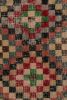 1960s Vintage Turkish Rug in Red, Black and Green Geometric | Area Rug in Rugs by Rug and Kilim