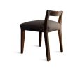 Umberto Low Side Chair in Argentine Rosewood by Costantini | Dining Chair in Chairs by Costantini Design. Item composed of wood & fabric