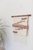 Reflect | Macrame Wall Hanging in Wall Hangings by Keyaiira | leather + fiber. Item made of walnut with wool