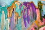 Cat Planet | Oil And Acrylic Painting in Paintings by Jacob von Sternberg Large Abstracts. Item composed of canvas & synthetic