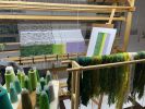 Touched By Twilight's Coming | Tapestry in Wall Hangings by Contemporary Tapestry Weaving. Item made of wool works with contemporary & scandinavian style