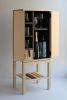 Ashwood cabinets - Portrait | Storage by Vanessa Horig. Item composed of wood & leather compatible with minimalism and contemporary style
