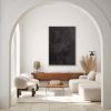 Abstract Expressionism Framed Giclée Print Black | Prints in Paintings by ART + ALCHEMY By Nicolette Atelier. Item made of wood & canvas compatible with minimalism and japandi style