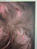 Lovers in the storm ~ Brown & pink abstract floral painting | Oil And Acrylic Painting in Paintings by Jennifer Baker Fine Art. Item compatible with contemporary style