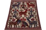 Rug & Kilim’s Persian Barjasta style rug in Beige with Red | Area Rug in Rugs by Rug and Kilim