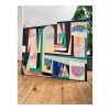[SOLD] "Patchwork 03" original painting | Oil And Acrylic Painting in Paintings by Jilli Darling. Item made of canvas & synthetic compatible with contemporary style