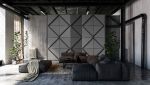 ZETA - Wall & Ceiling Panel | Paneling in Wall Treatments by Mikodam Design. Item composed of oak wood and wool in minimalism or mid century modern style