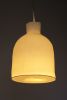 Porcelain Pendant Large with closed or opened bottom | Pendants by Bergontwerp. Item composed of fabric and ceramic