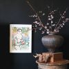 Large Rain Texture Tsubo Vase | Vases & Vessels by Ocean Ridge Kiln. Item made of ceramic compatible with contemporary and country & farmhouse style