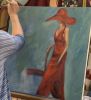 Lady in Red | Paintings by Marilyn Landers