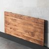 Space Saver Folding Floating Desk, Wooden Folding Table | Tables by Halohope Design. Item composed of wood and steel in minimalism or mid century modern style
