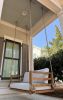 Del Mar Teak Swing Bed with Cushions | Daybed in Couches & Sofas by ModHaven. Item in mid century modern or coastal style
