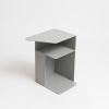 om26 Grey aluminium Side/Bed table | Side Table in Tables by mjiila design furniture. Item composed of aluminum compatible with minimalism and contemporary style