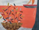 Port Somewhere | Oil And Acrylic Painting in Paintings by Martin Webb. Item composed of wood