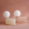 Elio Lamp, Hand Casted textured resin, Lychee | Table Lamp in Lamps by soft-geometry. Item composed of synthetic