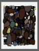 EDITION PRINT BROWN PEBBLES | Prints by Richard Gene Barbera | Burton New York City Store in New York. Item made of paper