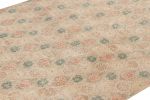 Vintage Zeki Müren Rug in Beige, with Colorful Floral | Area Rug in Rugs by Rug and Kilim
