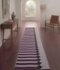 Handwoven Woolen Runner Rug | Rugs by Evergreen Carpets. Item made of wool works with boho & minimalism style