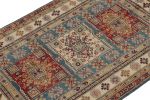 Rug & Kilim’s Kazak style rug in Red, Blue and Beige-Brown | Area Rug in Rugs by Rug and Kilim