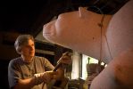 Vigilance | Public Sculptures by Jim Sardonis | Memorial Hall Library in Andover