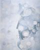 Light on Water | Mixed Media in Paintings by Joanna Cutri. Item composed of wood and canvas in minimalism or contemporary style