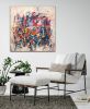 "My Parrot" | Oil And Acrylic Painting in Paintings by Shirly Maimom Art. Item composed of canvas and synthetic