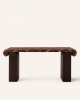 Ansel Marble Console Table | Tables by INTERIOR VISUALS. Item made of oak wood & marble compatible with contemporary and modern style