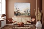 Off Planet | Oil And Acrylic Painting in Paintings by Helenehardyart. Item made of canvas