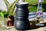 Cylindric Charlcoal Minimilist Vase | Vases & Vessels by Paysoneight Design by Dawn Palmer. Item composed of ceramic compatible with boho and minimalism style