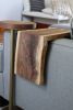 Live Edge Walnut Armrest Table | Side Table in Tables by Hazel Oak Farms. Item made of walnut compatible with minimalism style