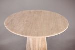 Travertine Dining Table. Marble Dining Table. Dining Table. | Tables by HamamDecor LLC. Item made of marble compatible with minimalism and contemporary style