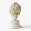 Eros Bust Small Sculpture Made with Compressed Marble Powder | Sculptures by LAGU. Item made of marble