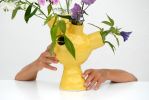 Hydra Vase - Yellow | Vases & Vessels by niho Ceramics. Item composed of stoneware in minimalism or contemporary style
