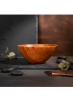 Cherry Wood Bowl with Red Resin | Handcrafted | Decorative Bowl in Decorative Objects by Holzkunst Samuel Meisinger. Item made of wood works with contemporary & art deco style