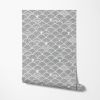 Scales Grande Wallpaper | Wall Treatments by Patricia Braune. Item composed of paper