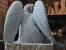 Redhead Angel | Sculptures by Cicero D'Ávila. Item composed of marble